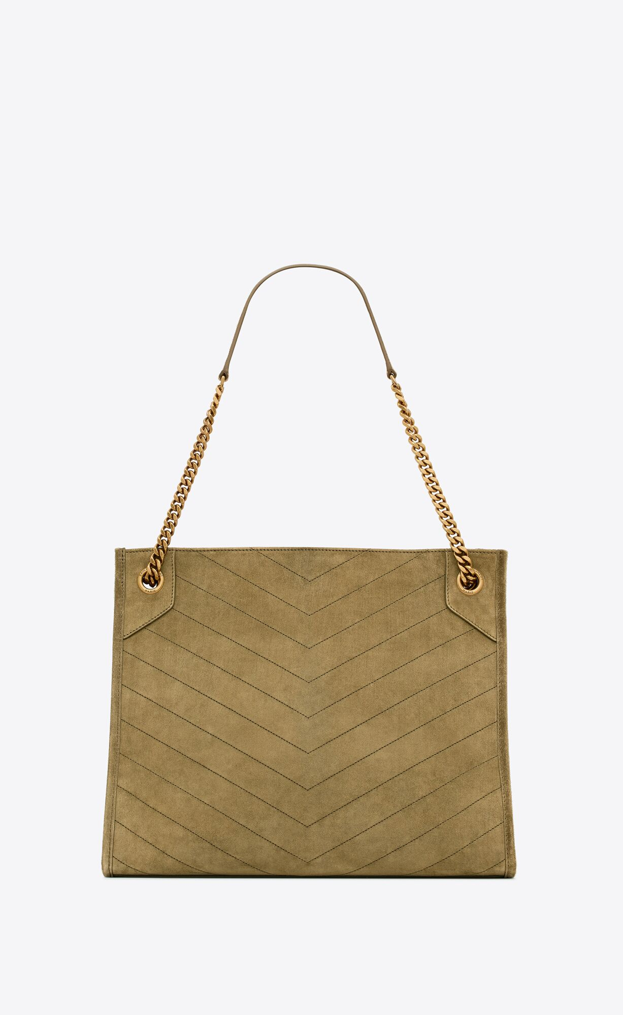 NIKI medium suede shopping bag